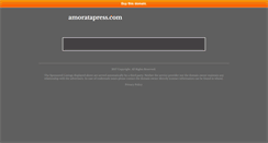 Desktop Screenshot of amoratapress.com