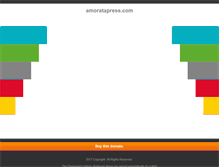 Tablet Screenshot of amoratapress.com